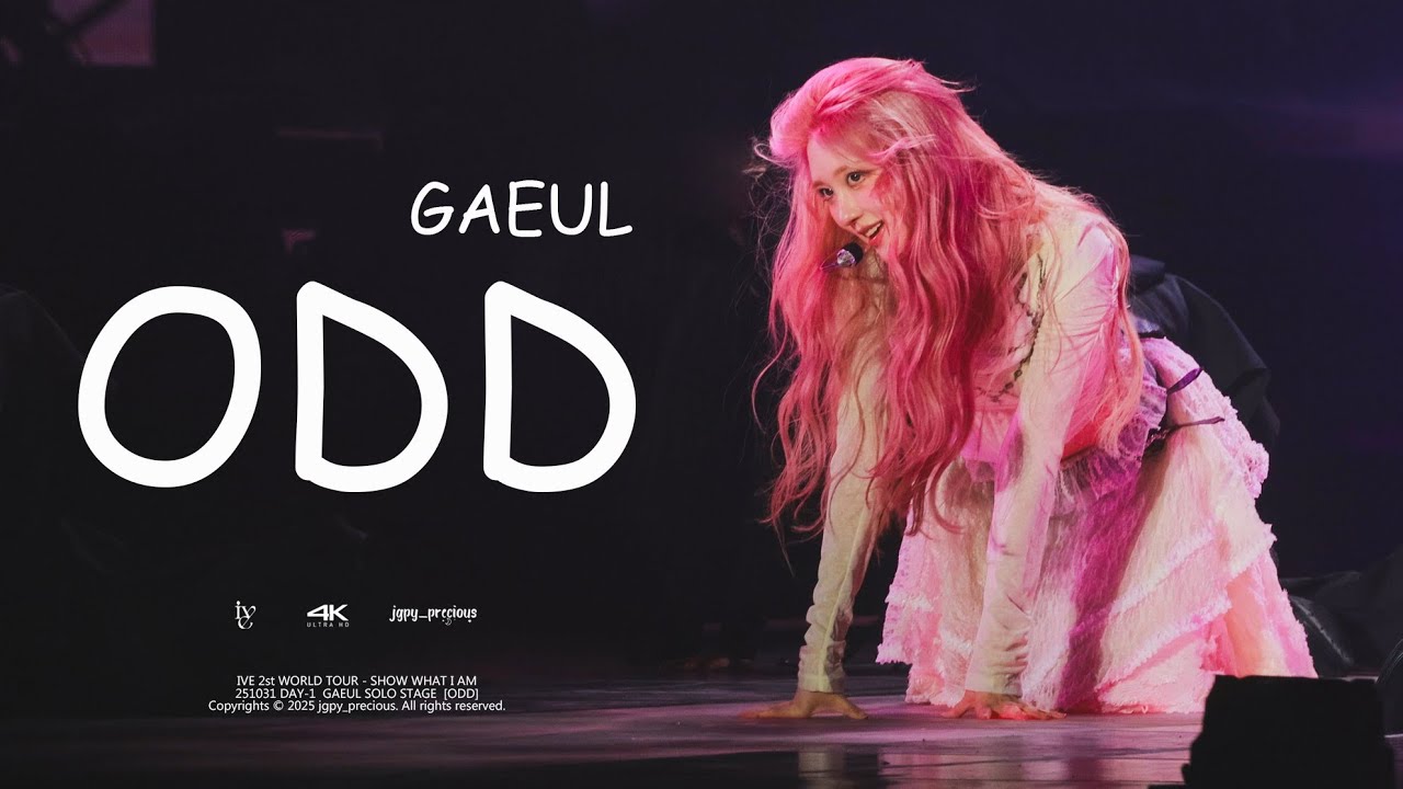 [4K60P] 251031 IVE 아이브 GAEUL 가을 SOLO STAGE 솔로곡 - ODD  FANCAM 직캠 | SHOW WHAT I AM IN SEOUL DAY1
