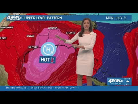New Orleans Weather: Hottest weather of the summer ahead - YouTube