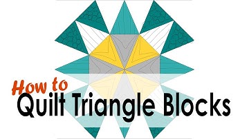 How to Quilt Triangles with On Williams Street