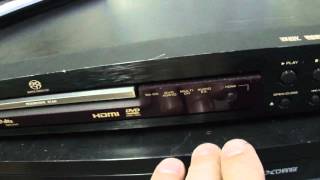 Panasonic DVD-S700 1 Disc(s) DVD Player – 1080p – Dolby Digital – DVD+RW, DVD-RW, CD-RW – PAL, NTSC – DVD Video, Video CD, SVCD, XviD – Progressive Scan – HDMI – USB PROGRESSIVE SCAN VIDEO QUALITY O Rei do Som - DVD Player Marantz DV-6001