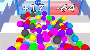 BALLS ON STAIRS 🔵🟡- All Levels Gameplay Android, iOS