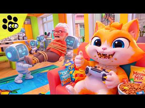 Building The ULTIMATE ROBOT ARMY To STOP GRANNY! - I Am Cat