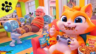 I Built A ROBOT ARMY To Defeat Granny! - I Am Cat