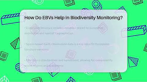 How Do EBVs Help in Biodiversity Monitoring? - Ecosystem Essentials