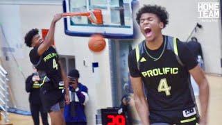 Jalen Green Puts On A SHOW! Windmill Dunk 🦄 Prolific Prep Takes OFF Nimari Burnett, Coleman Hawkins