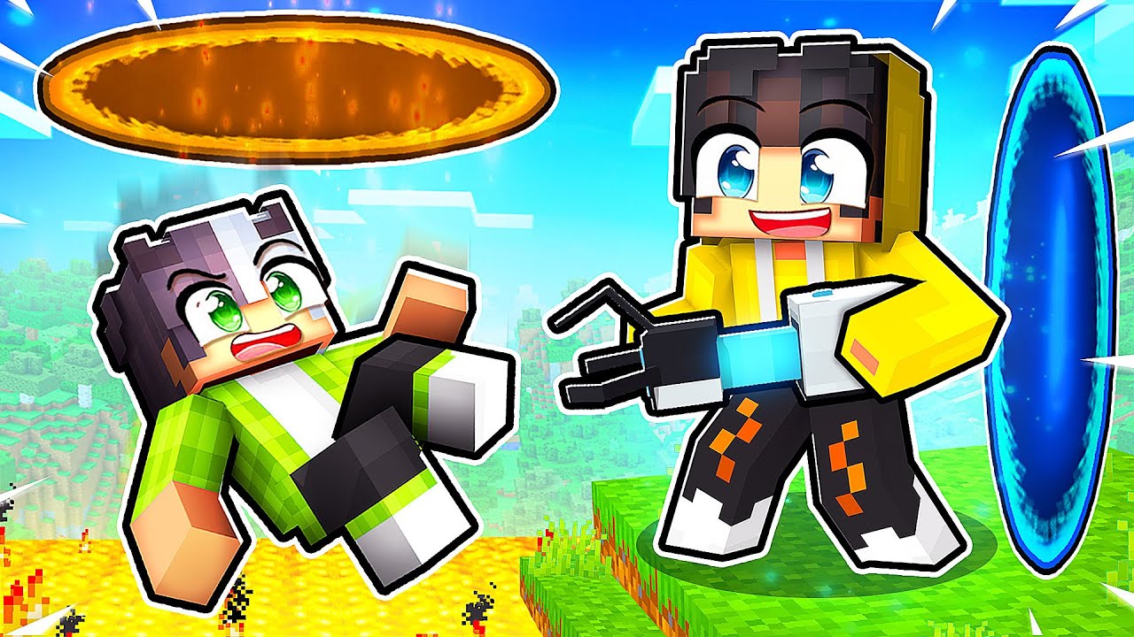 ARKADAŞLARIMI YASAKLI PORTAL SİLAHI İLE TROLLEDİM! 😂 | Minecraft