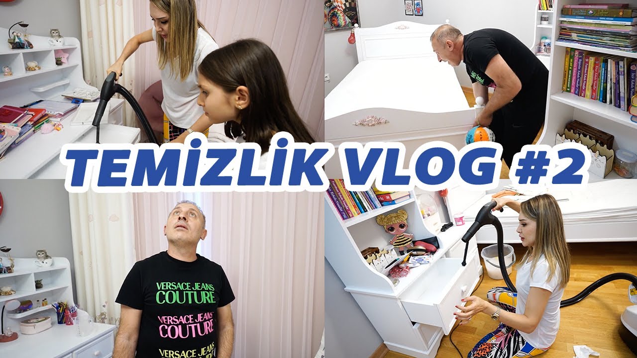 FOŞUR FOŞUR TEMİZLİK VLOG #2 | LİNA'NIN ODASININ YERİNİ DEĞİŞTİRİYORUZ !?