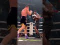 Ringside View Of Canelo Sending Charlo To The Canvas 😨 #boxing