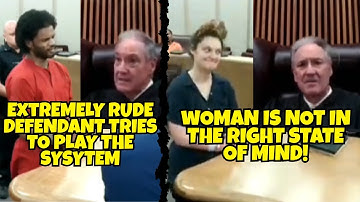 Rude Guy Drops His Attorney, Wants To Rep. Himself / Transient Is Sent For A Psych Eval!