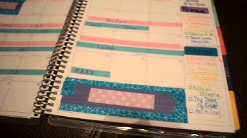 Erin Condren Notebook - How I Set Mine Up