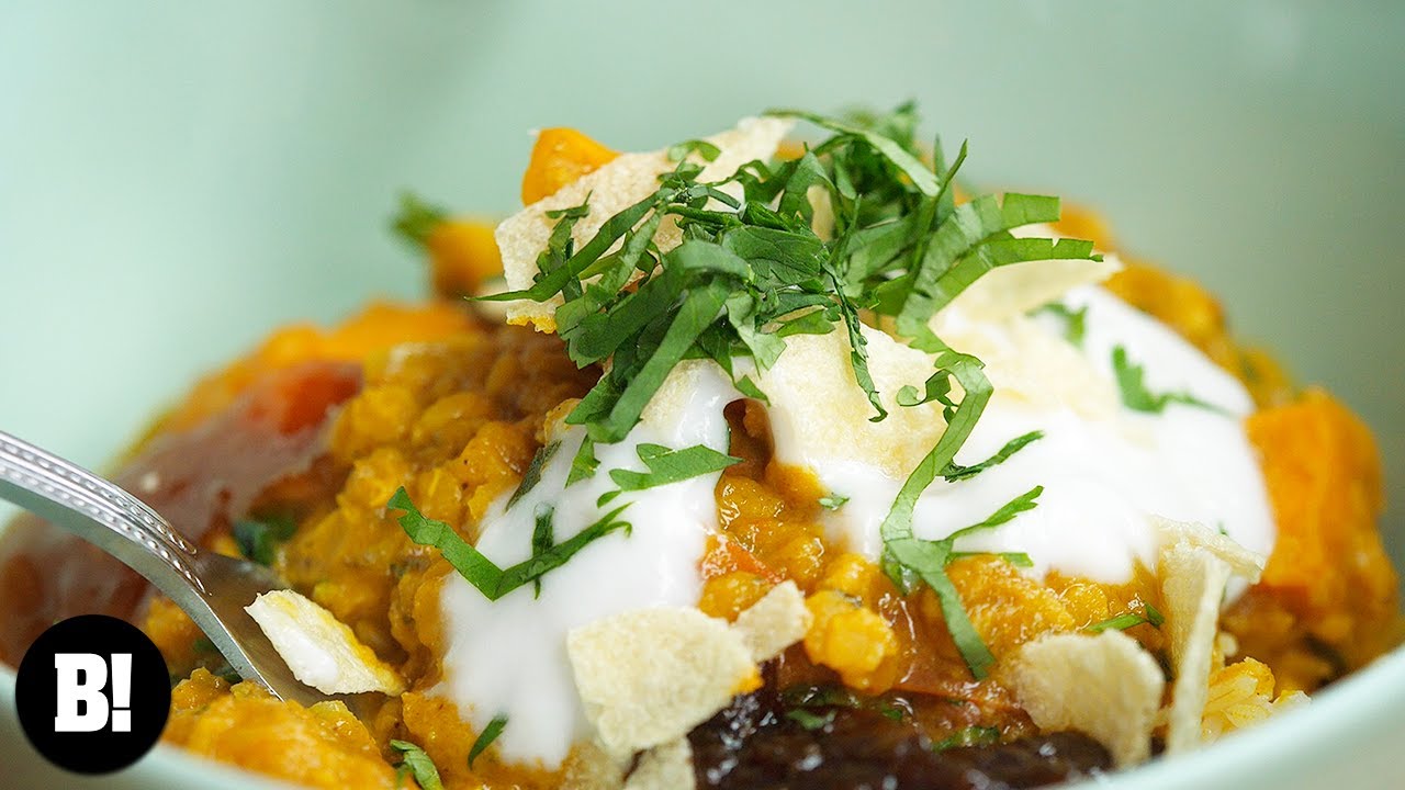 Roast Sweet Potato Dahl Bosh Vegan Youtube
