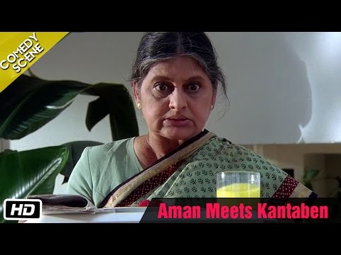 Aman meets Kantaben - Comedy Scene - Kal Ho Naa Ho - Shahrukh Khan, Saif Ali Khan & Preity Zinta