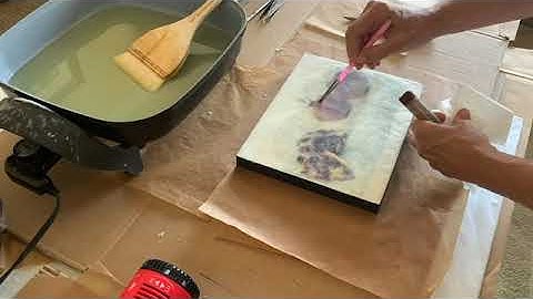 A Speedy Photo Encaustic Art How-to