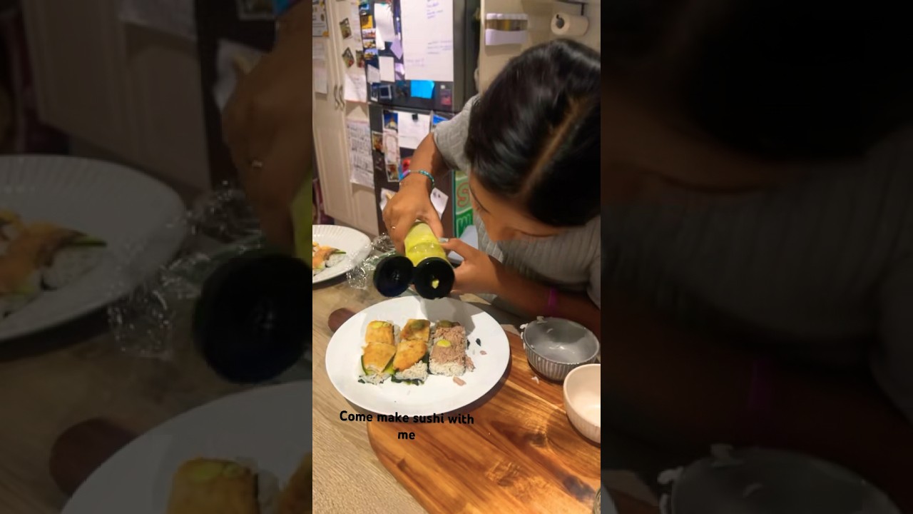 Ice cube tray sushi 🍣 🍱 