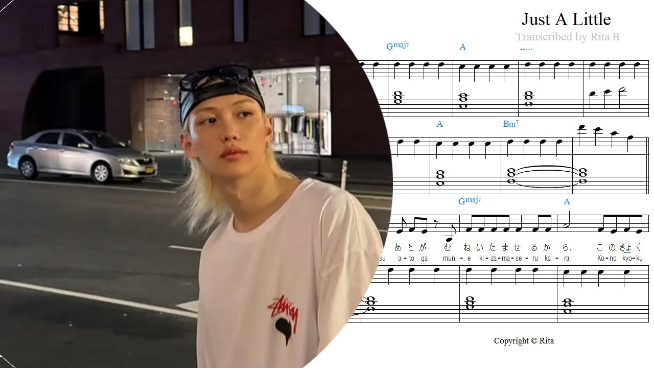 Stray Kids — Just A Little — Piano Sheet Music 악보 乐谱