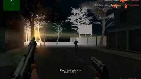 Counter Strike Source zombie Horde on Silent Hill Map 2