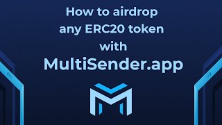 How to airdrop ANY ERC20 token with Multisender app