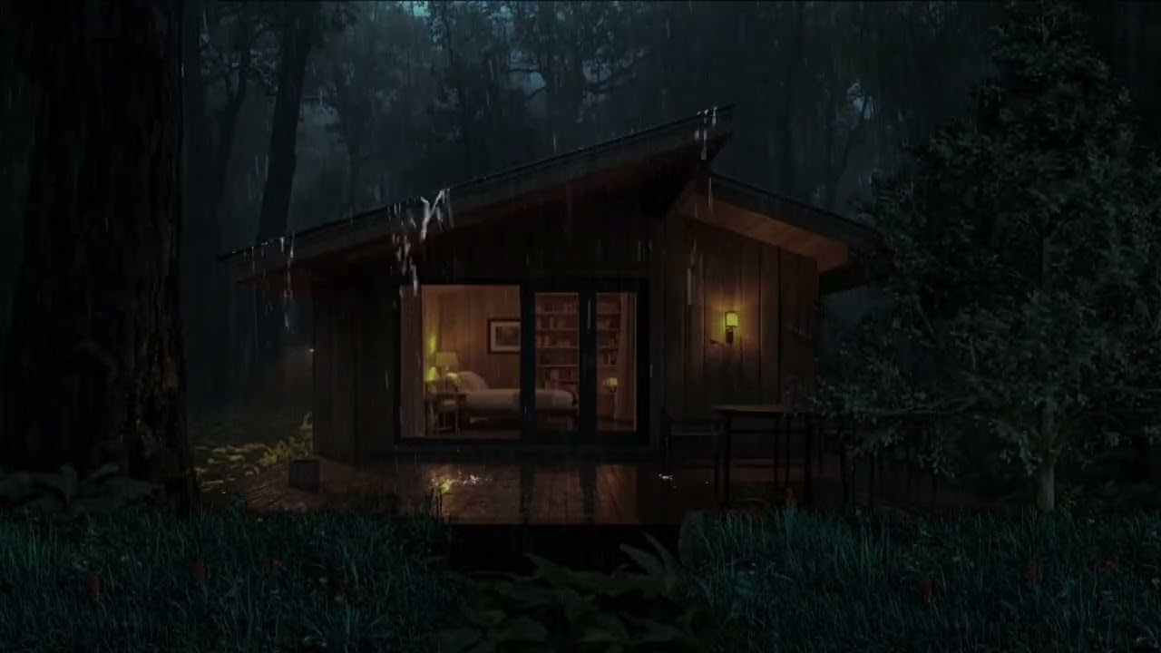 Heavy Thunderstorm Rain on Tin Roof | Sleep Fast & Stay Asleep