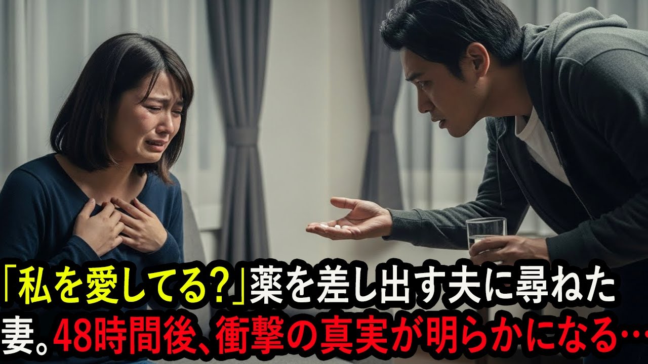「本当に愛してるの？」薬を手にした夫への最後の質問。48時間後、全ての真実が暴かれた…