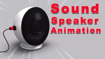 3ds Max | Sound Speaker Animation.