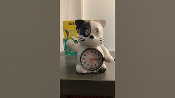 Rise and shine bugle cat rhythm alarm clock