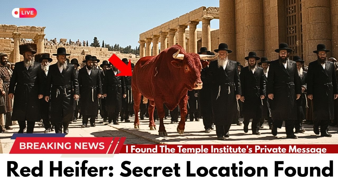 Третий Храм: 5 месяцев до Песаха 2026 года... Израиль только что переместил одну рыжую телицу в с...