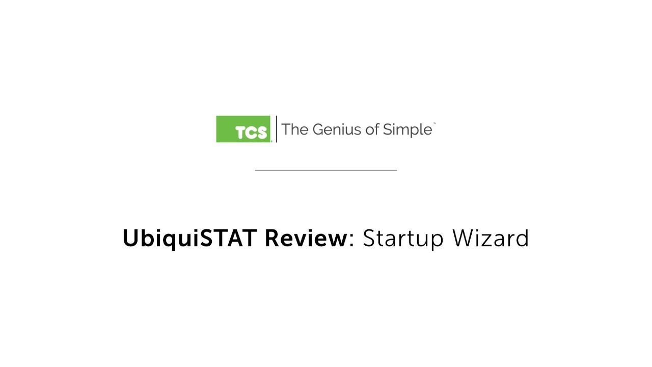 UbiquiSTAT Review - Startup Wizard - YouTube