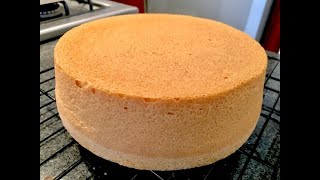 Pastel Esponja Genovesa Tècnica De Elaboraciòn Sin Polvo Para Hornear