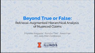 Beyond True or False: Retrieval-Augmented Hierarchical Analysis of Nuanced Claims (ACL 2025 Main)