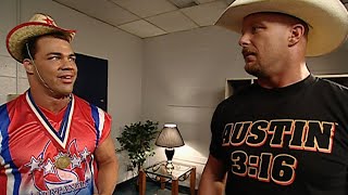 'Stone Cold' Steve Austin gives Mr. McMahon and Kurt Angle gifts: SmackDown, July 5, 2001