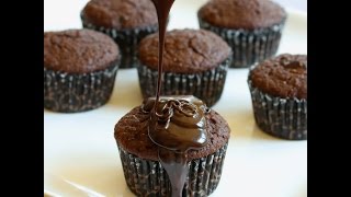 Chocolate Cupcakes Easy Steps كب كيك الشيكولاته الطري طريقة سهلة جدا