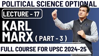 Political Science & IR Optional  For UPSC #PSIR Optional UPSC 2024-25 |LEC - 17 | KARL MARX 3 | PSIR screenshot 4