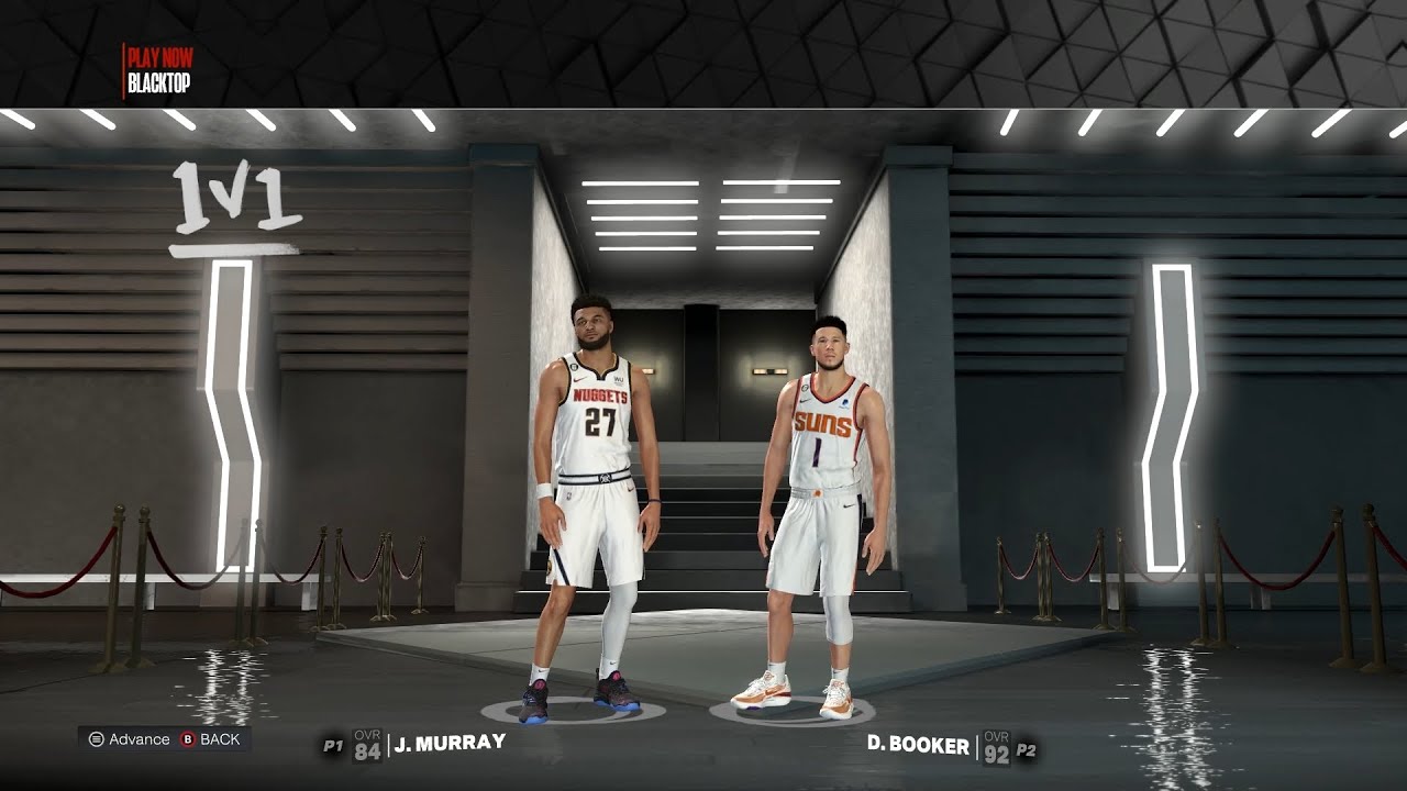 Jamal Murray vs Devin Booker NBA 2K23 BLACKTOP 1v1 YouTube
