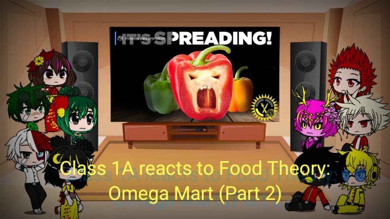 Class 1A reacts to Food Theory Omega Mart (Part 2) YouTube