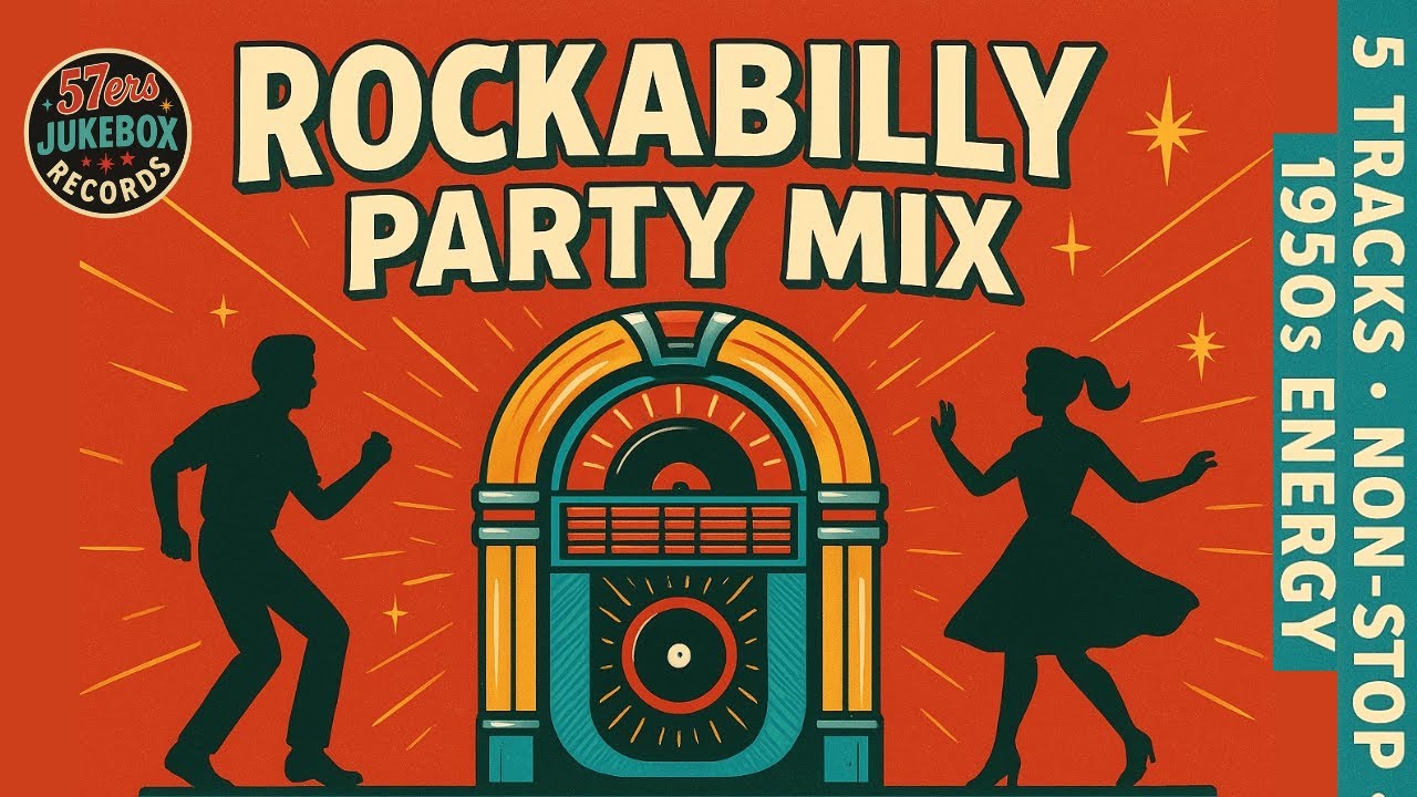 ROCK & ROLL DANCE MIX 50's 60's - 5 Fast & Wild Rockabilly Party Tracks 