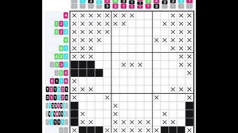 Nonogram color level 126
