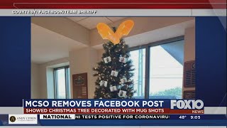 Mobile County Sheriff's Office removes 'thugshots' Christmas tree post