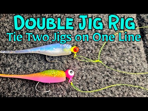 How To Tie A DOUBLE JIG RIG For CRAPPIE 