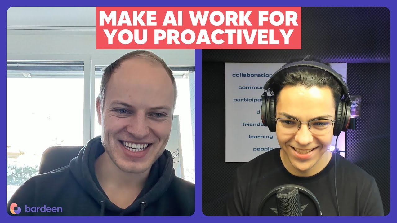 Make AI work for you with proactive automation | Pascal Weinberger - Bardeen