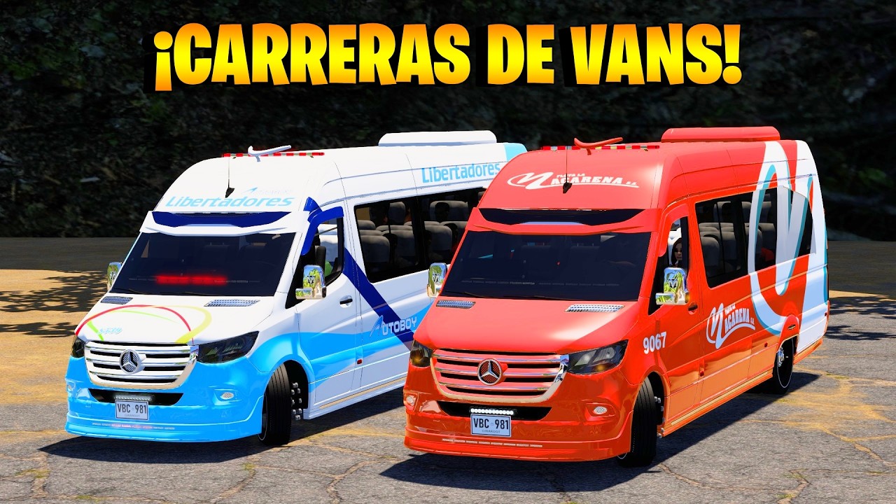 ¡CONDUCTORES de VAN CON FULL PASAJEROS CAUSAN DESORDEN EN LA VIA!🇨🇴  |  American Truck Simulator