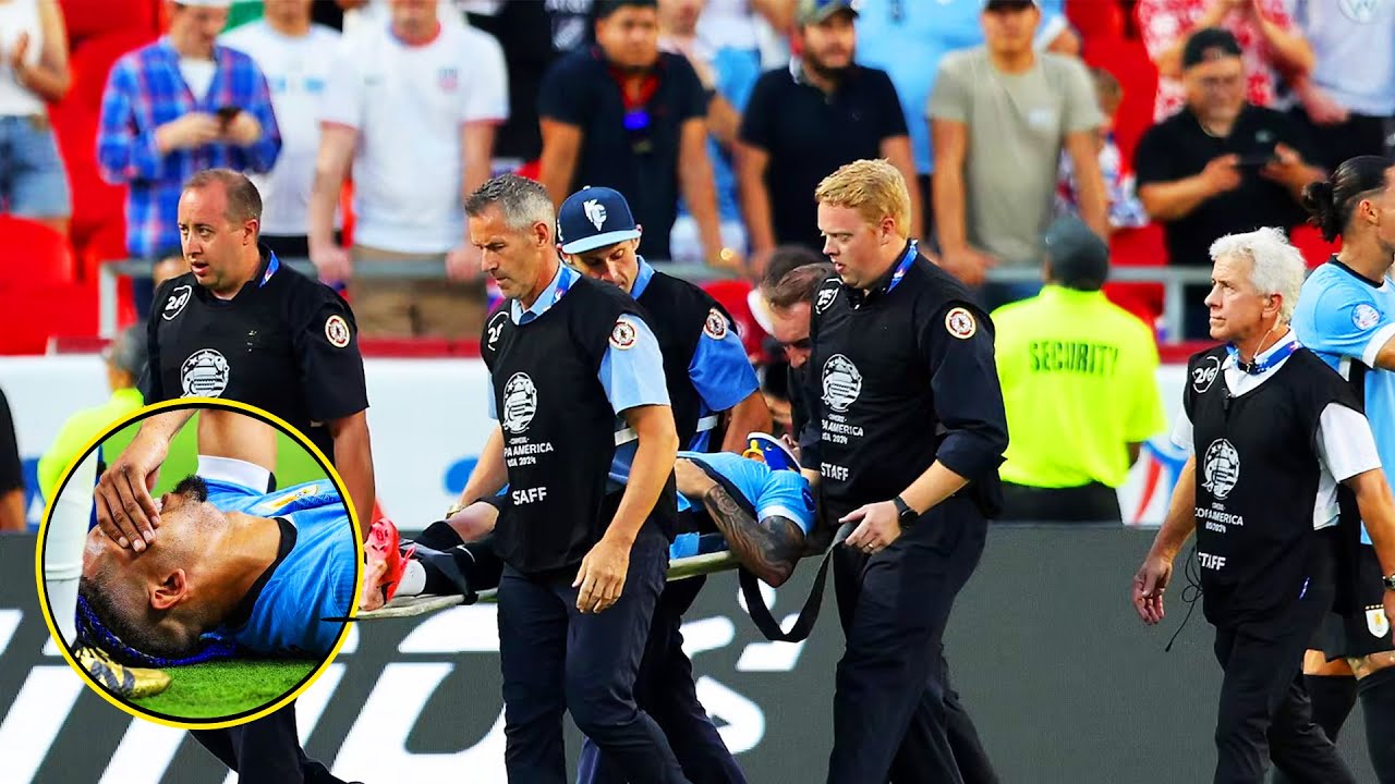 "Maximiliano Araújo Injured in Frightening Collision - Copa America 2024"