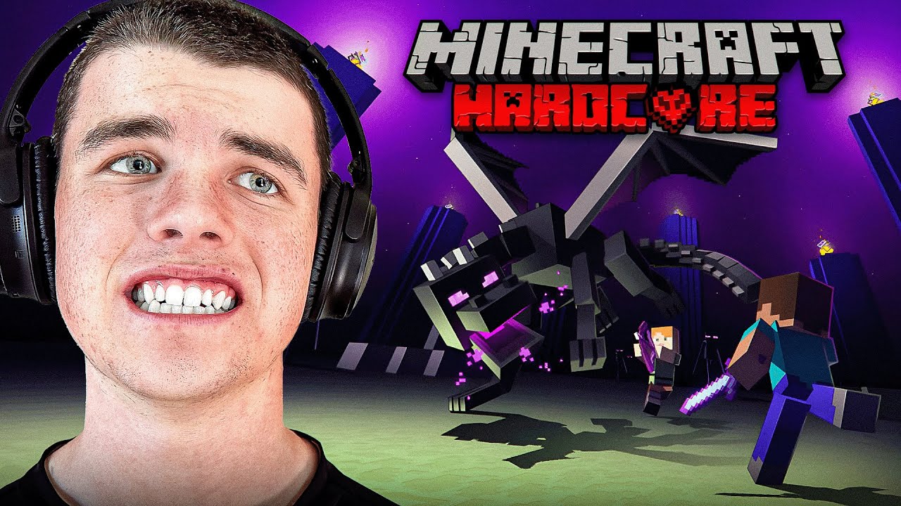Beating Minecraft Hardcore! Part 2 - YouTube