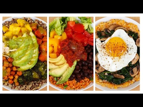 3 Healthy Power Bowls | Collab with Mind Over Munch