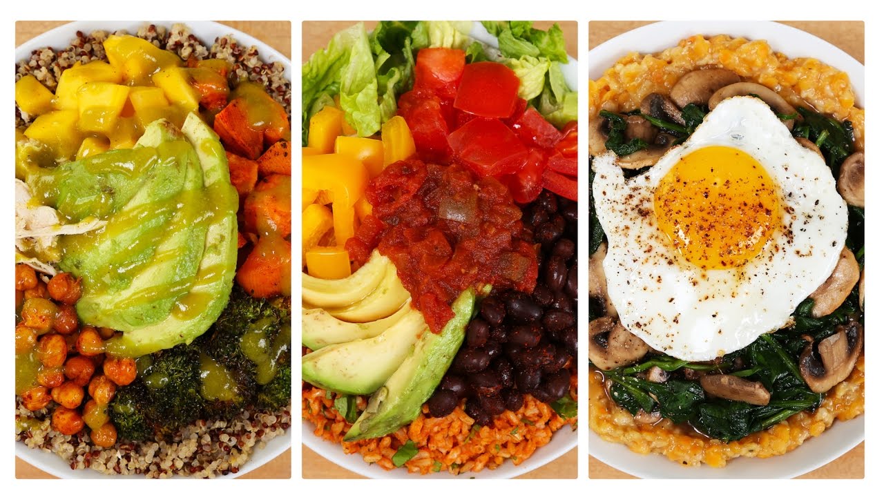 3 Healthy Power Bowls | Collab with Mind Over Munch | The Domestic Geek