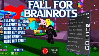 BEST FALL FOR BRAINROTS SCRIPT NO KEY! MAX FALL SPEED & UNLIMITED CASH 🧠