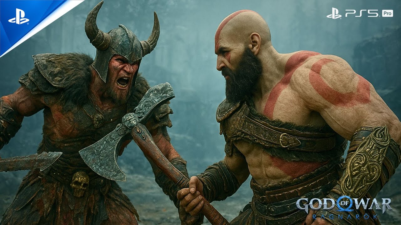 (PS5) God of War Ragnarök – Kratos vs Veroandi the Cruel Striker | Full Intense Cinematic Battle 4K