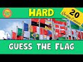 Guess the Flag Quiz - Hard #  20 Pub Trivia Questions &amp; Answers. Are you good enough?