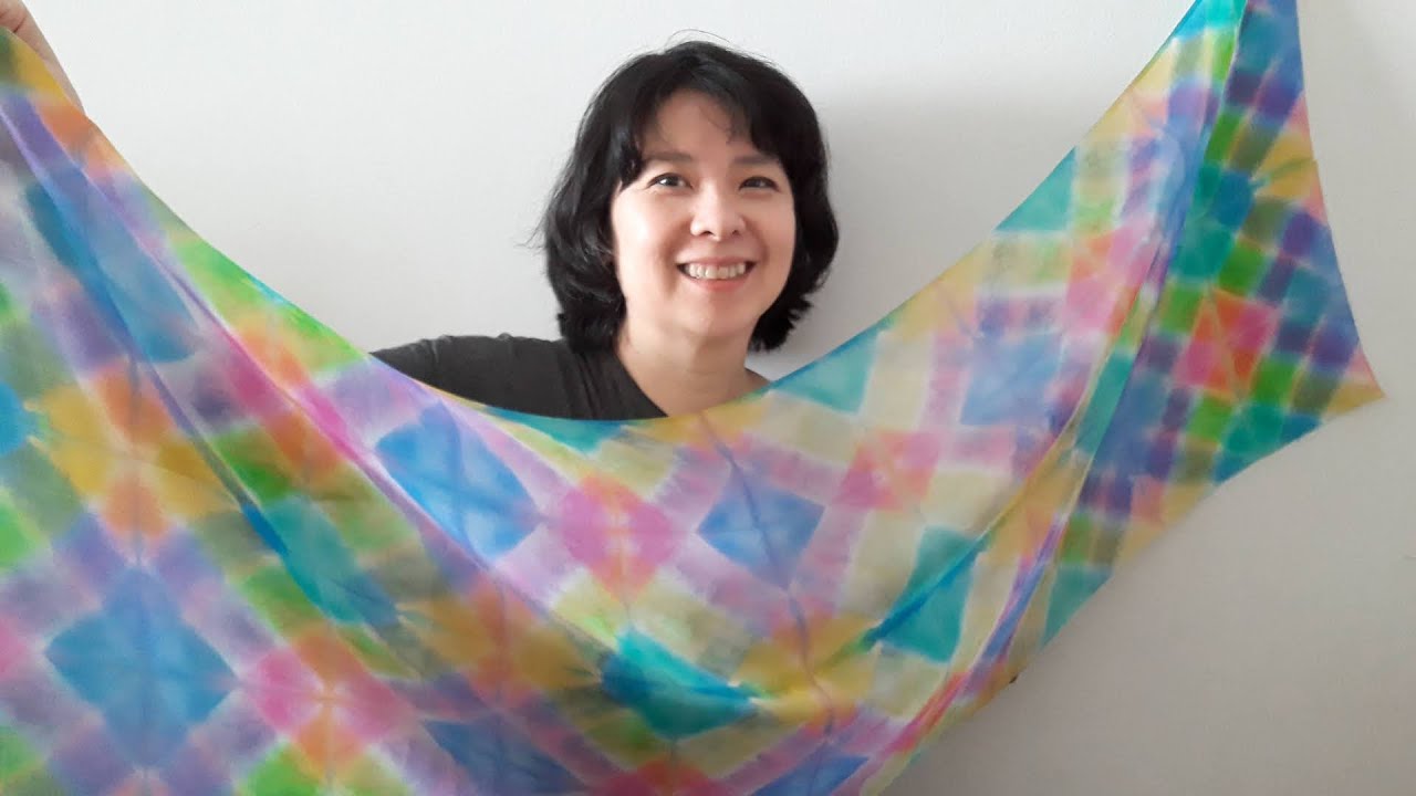 Como fazer um shibori colorido