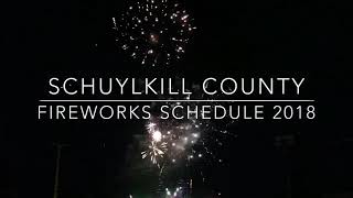 Schuylkill County Fireworks Schedule 2018