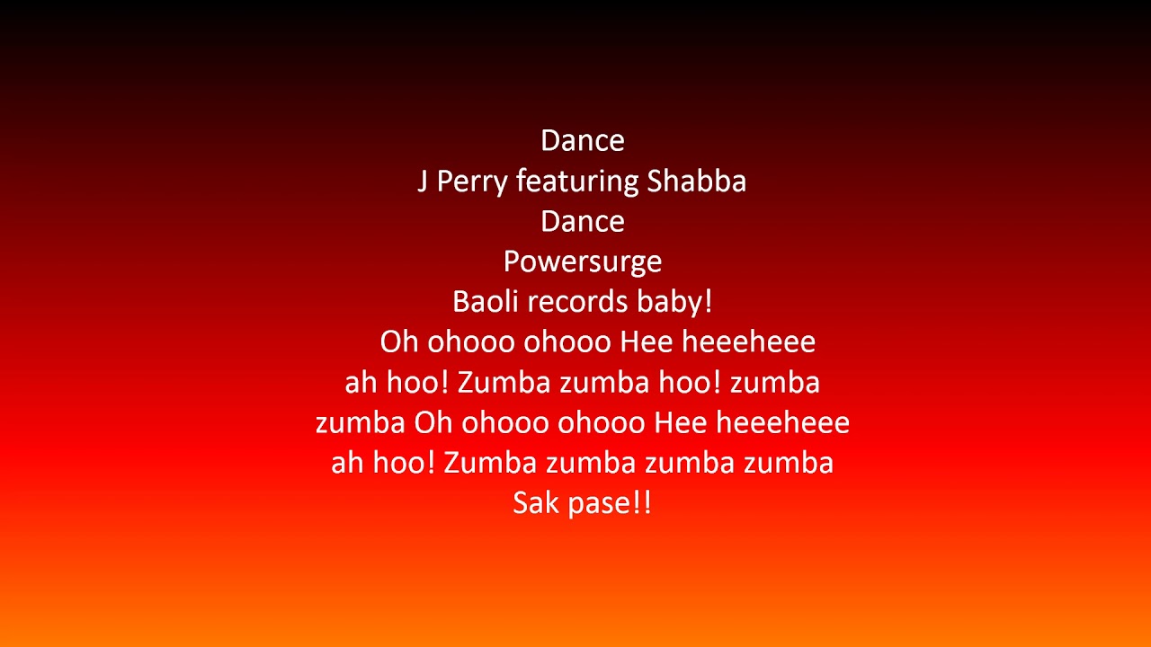 EXCLUSIVE   Bouje Bouje Zumba song  by J PERRY  Ft SHABBA lyrics  NOWHERE ON YOUTUBE